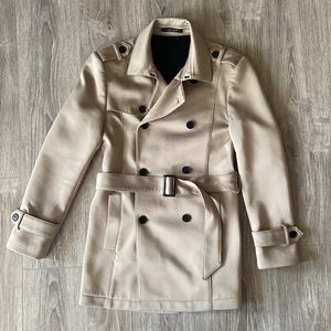 Men’s Classic Neoprene Trench Coat